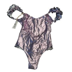 NWT SHADI ruffle one piece